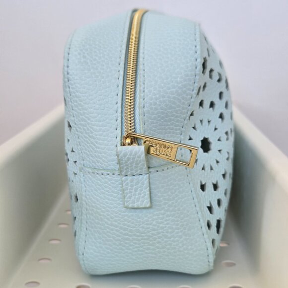 Estee Lauder Cosmetic Bag Laser Cut Baby Blue - Picture 3 of 8